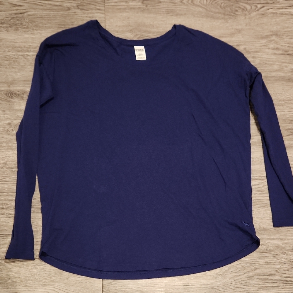 PINK Victoria's Secret Royal Blue Top- Large